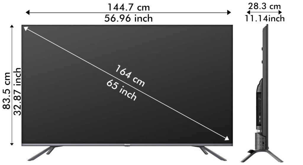 Hisense 164 cm (65 inches) 4K Ultra HD Smart Tv