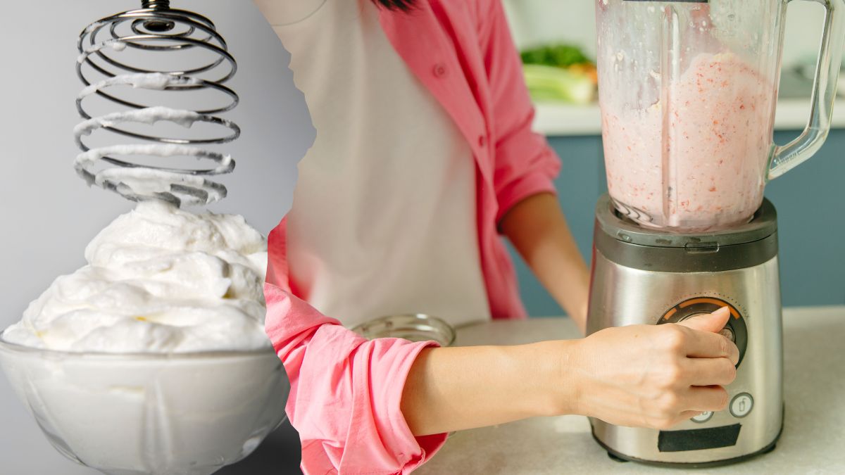 How to whip cream in mixer grinder