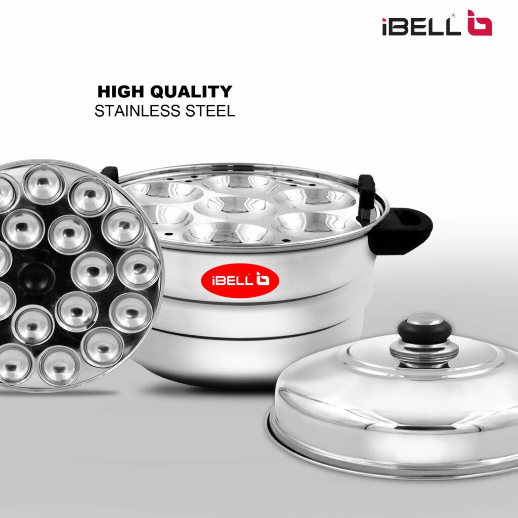 IBELL Stainless Steel Idly Pot with Steamer