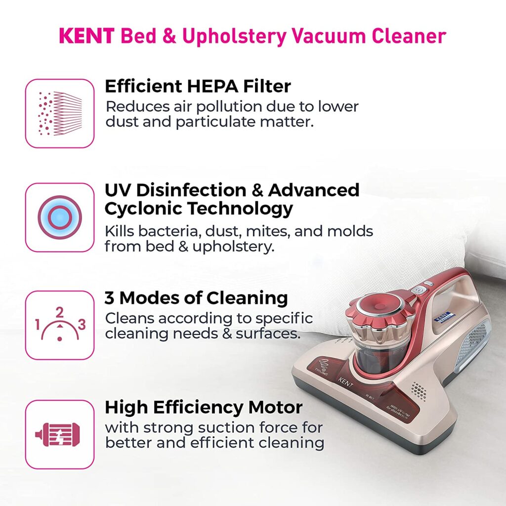 KENT 16002 Bed & Upholstery Vacuum Cleaner 450W