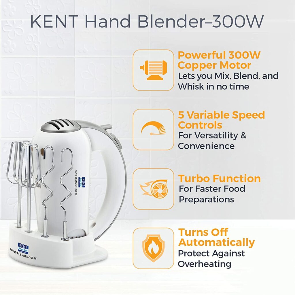 KENT 16051 Hand Blender with powerful  300 W