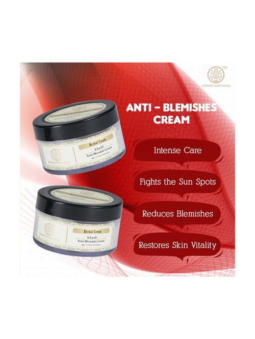 KHADI NATURAL Anti Blemish Cream, with darksports removal