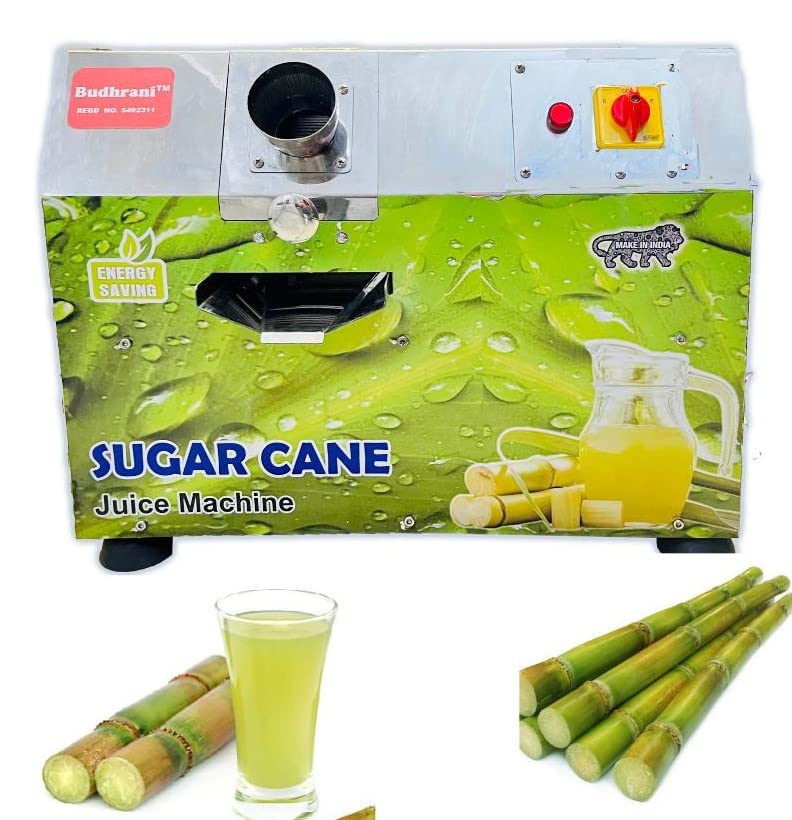 MASTER MACHINES Sugarcane Juice Machine SS-304 Full Metal Body-Single Phase Power Input, 400 watt