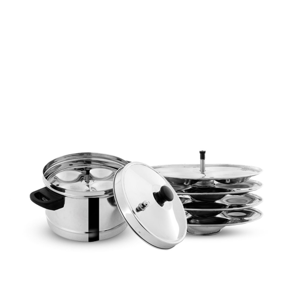 Pigeon Stainless Steel 4 Plates Idli Maker with cooker