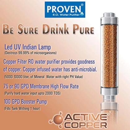 Proven® Fully Automatic with Active Copper RO Water Purifier 12 liter