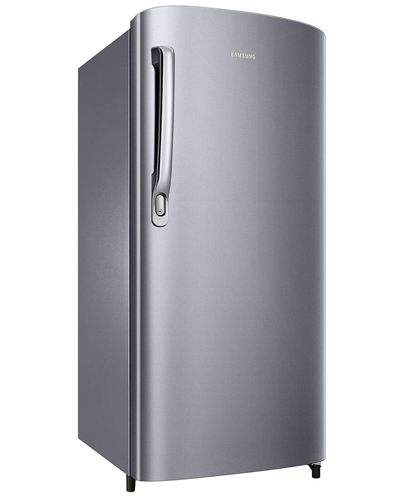 Samsung 192 L 2 Star Direct Cool Single Door Refrigerator silver colour 2022 model