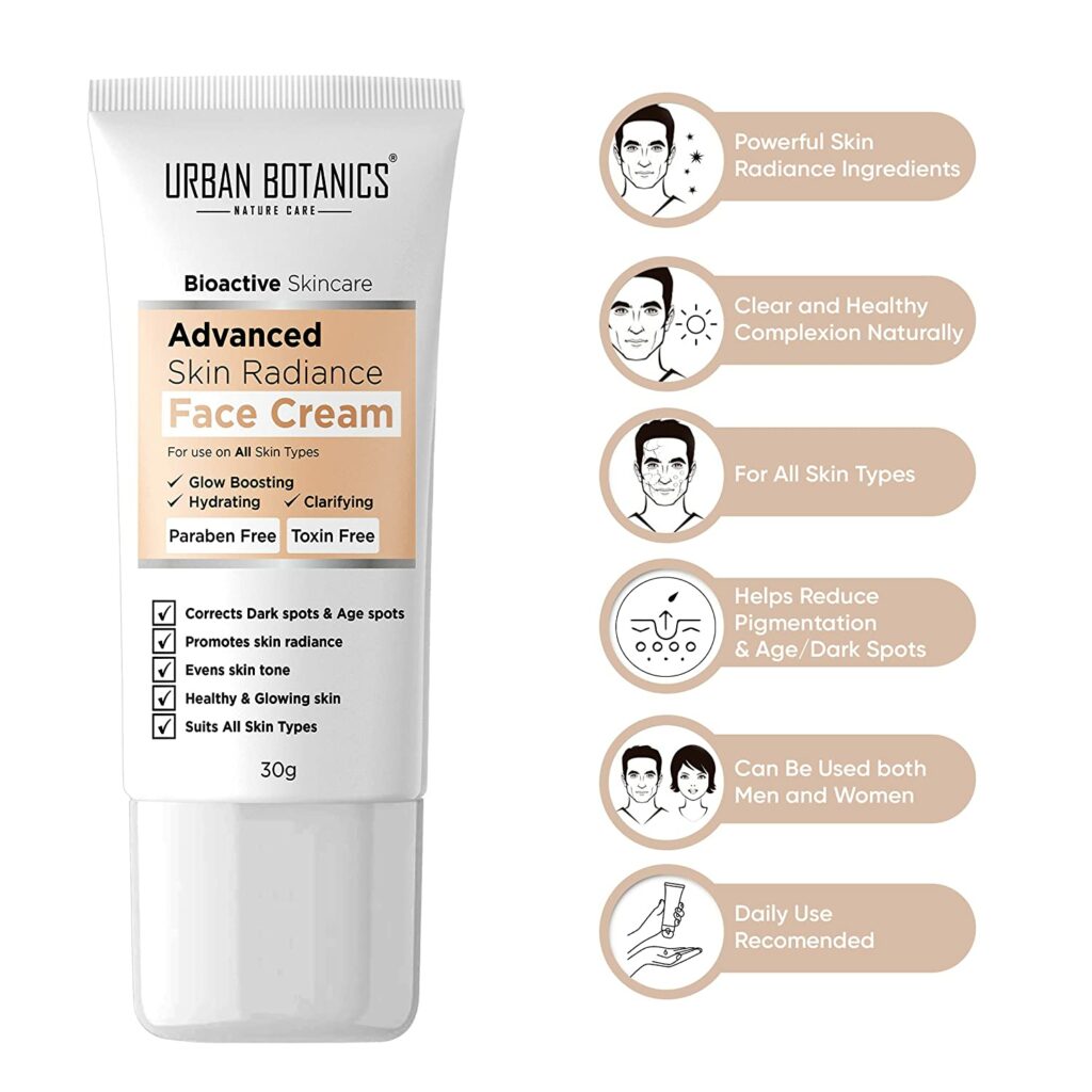 UrbanBotanics Advanced Skin Radiance Face Cream for daily use