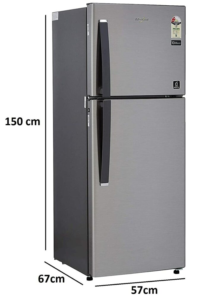 Whirlpool 245 L 2 Star Frost-Free Double Door Refrigerator