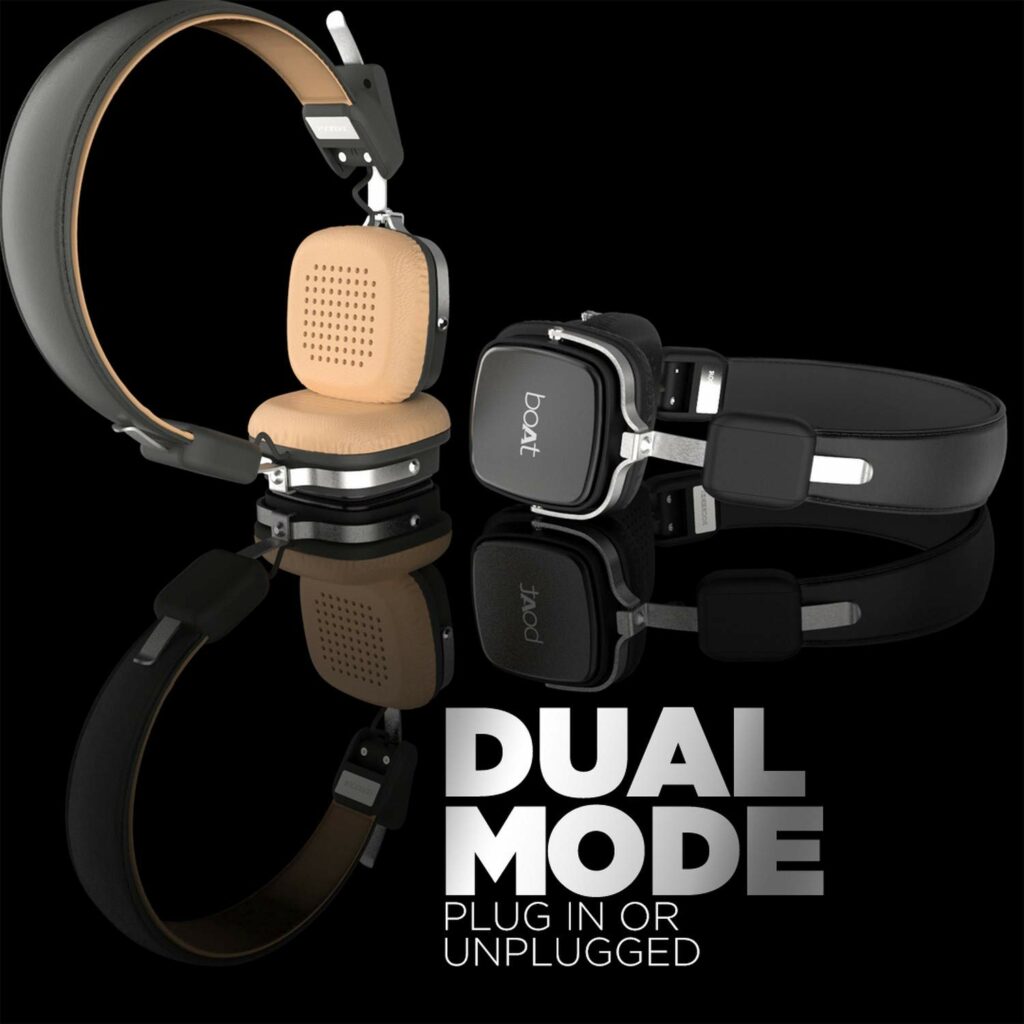 boAt Rockerz 600 Wireless headphones with duel mode plug in