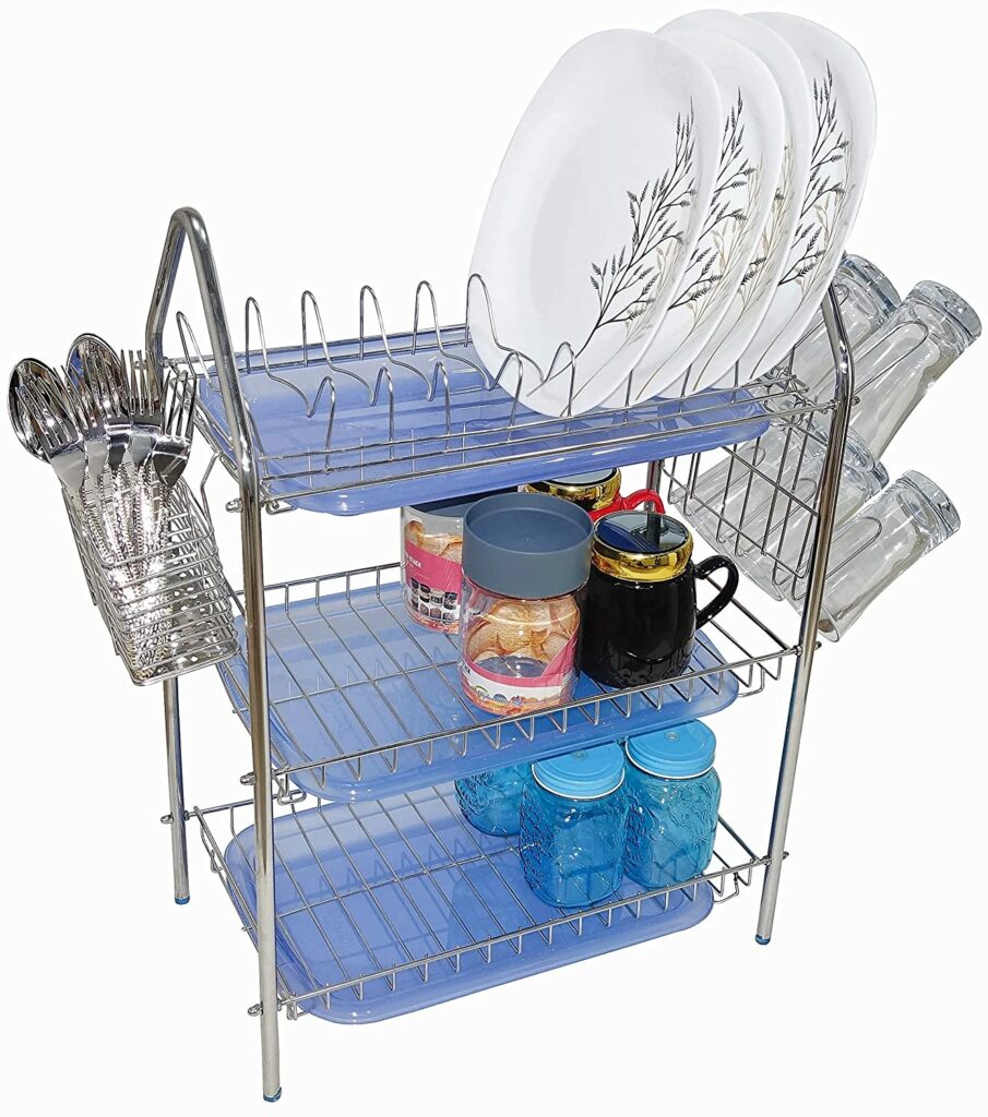AMOL Premium Stainless Steel Kitchen Organizer Dish rack