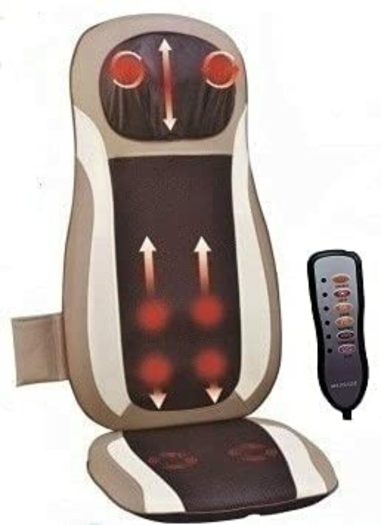 ARG HEALTH CARE Corded Electric Neck And Back Massager Cushion