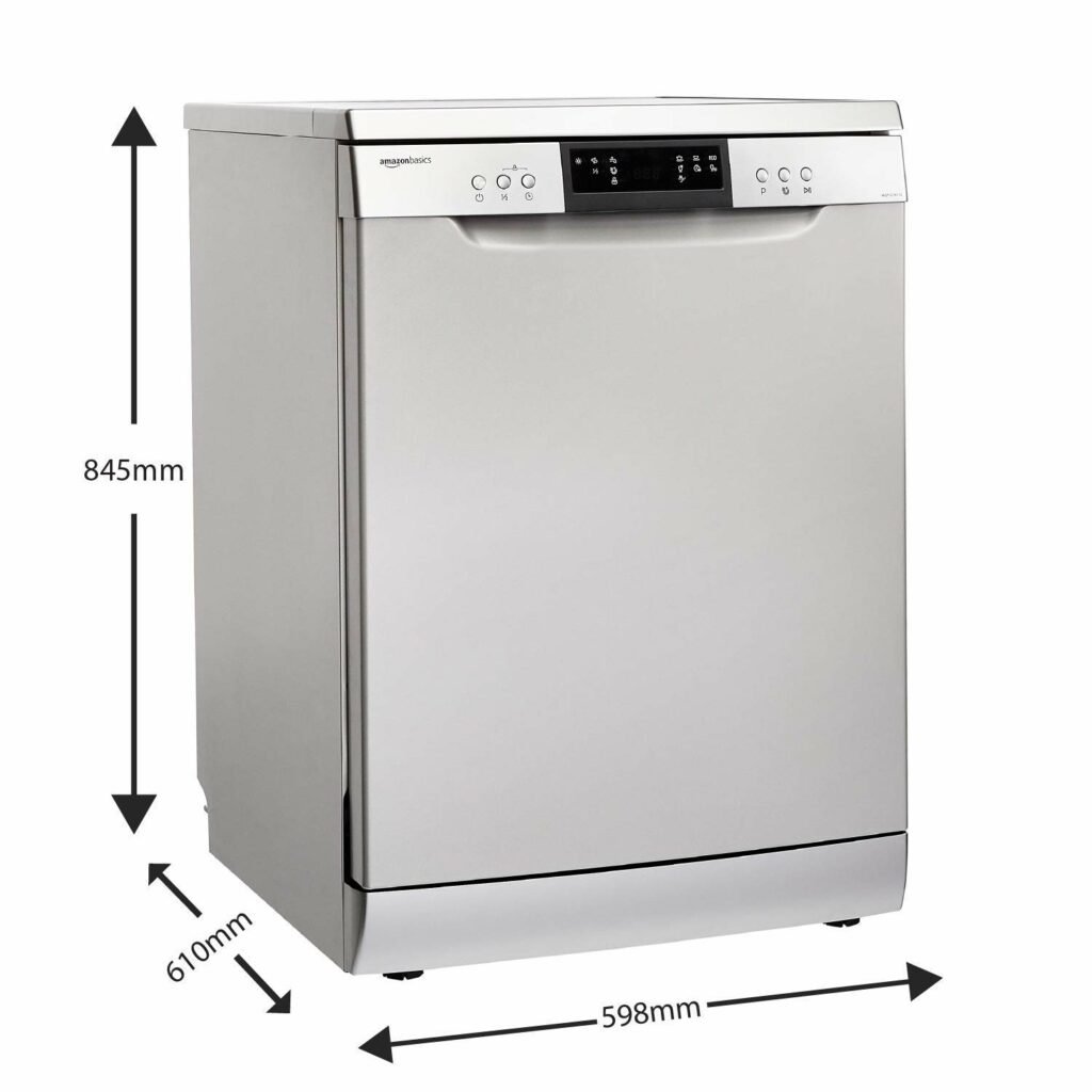 Amazon Basics 12 Place Setting Dishwasher (Silver
