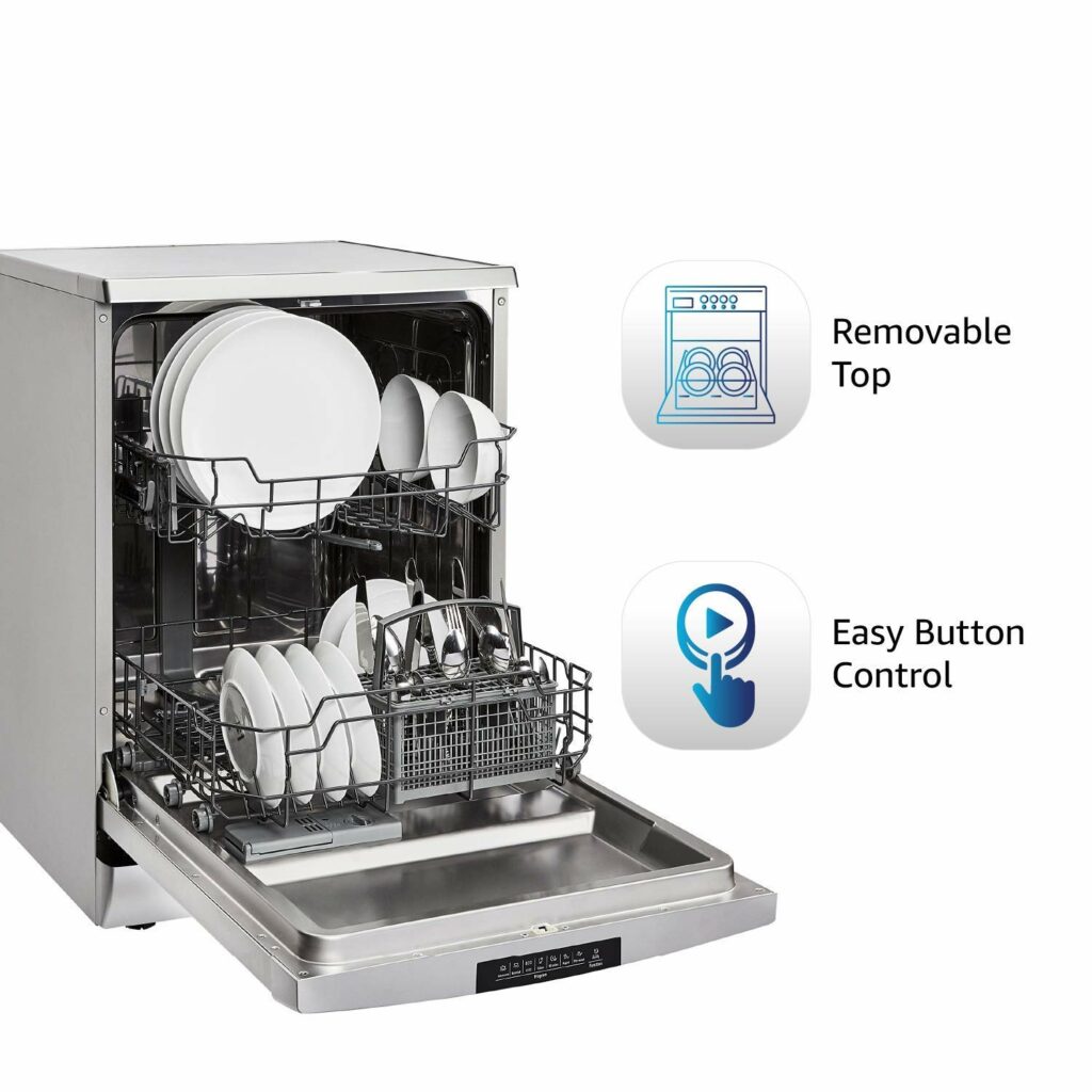 Amazon Basics 12 Place Setting Dishwasher with LCD display