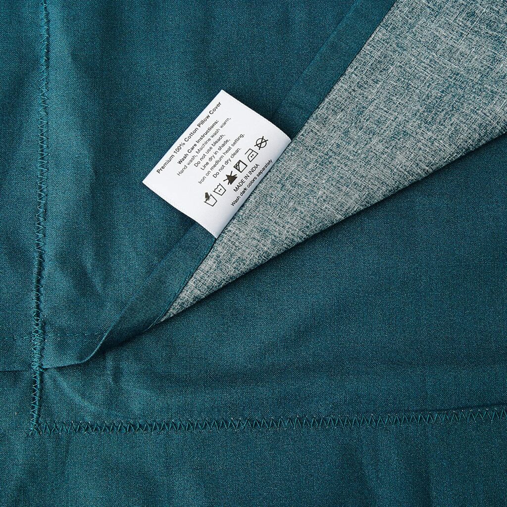 Amazon Brand - Solimo Paisley Preen 144 TC 100% Cotton Double Bedsheet
