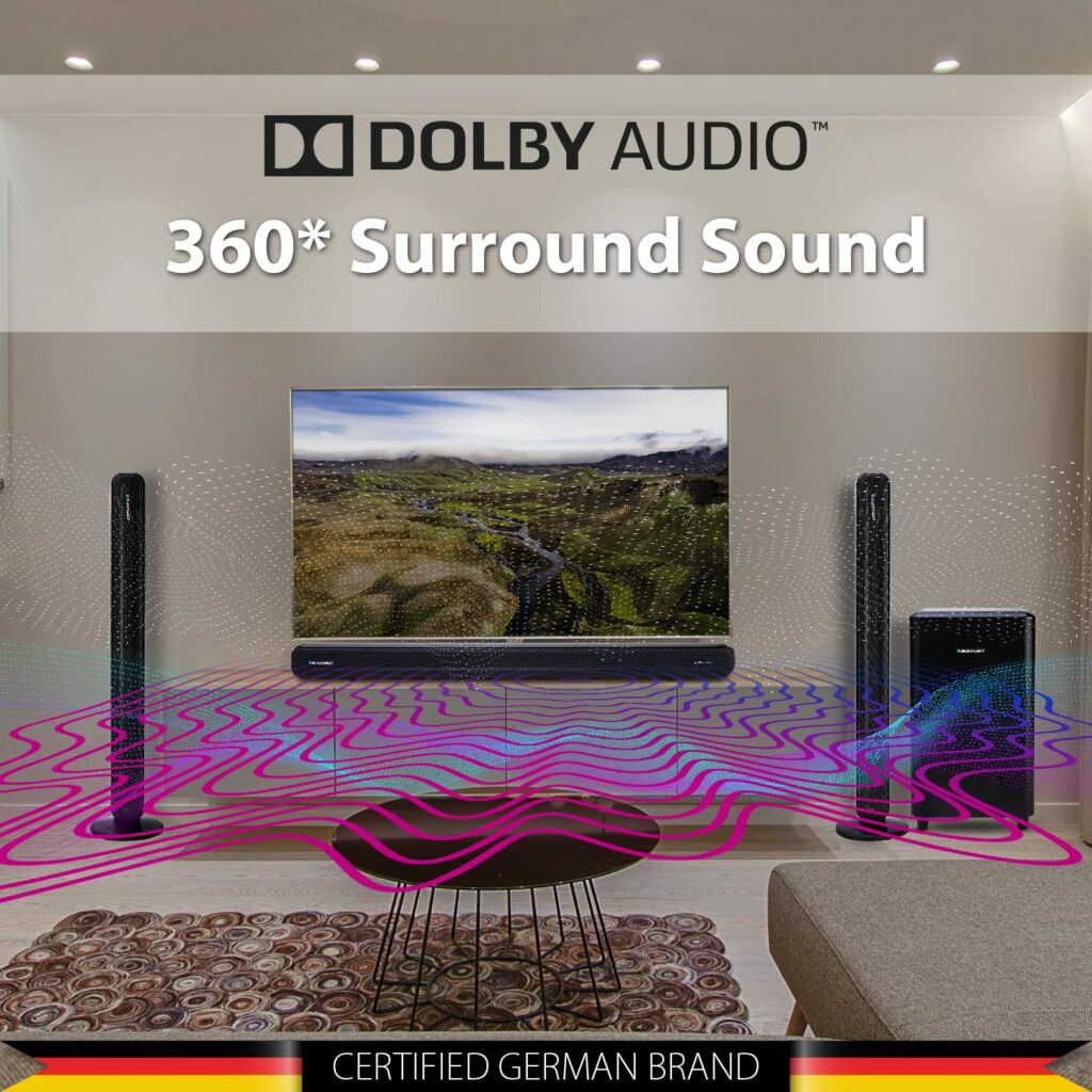 Blaupunkt SBW600 5.1 Dolby Audio Home Theater
