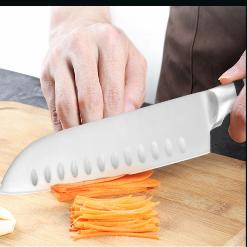 DANSR Santoku Knife, Kitchen Knife Ultra Sharp Asian Knife japanese chef