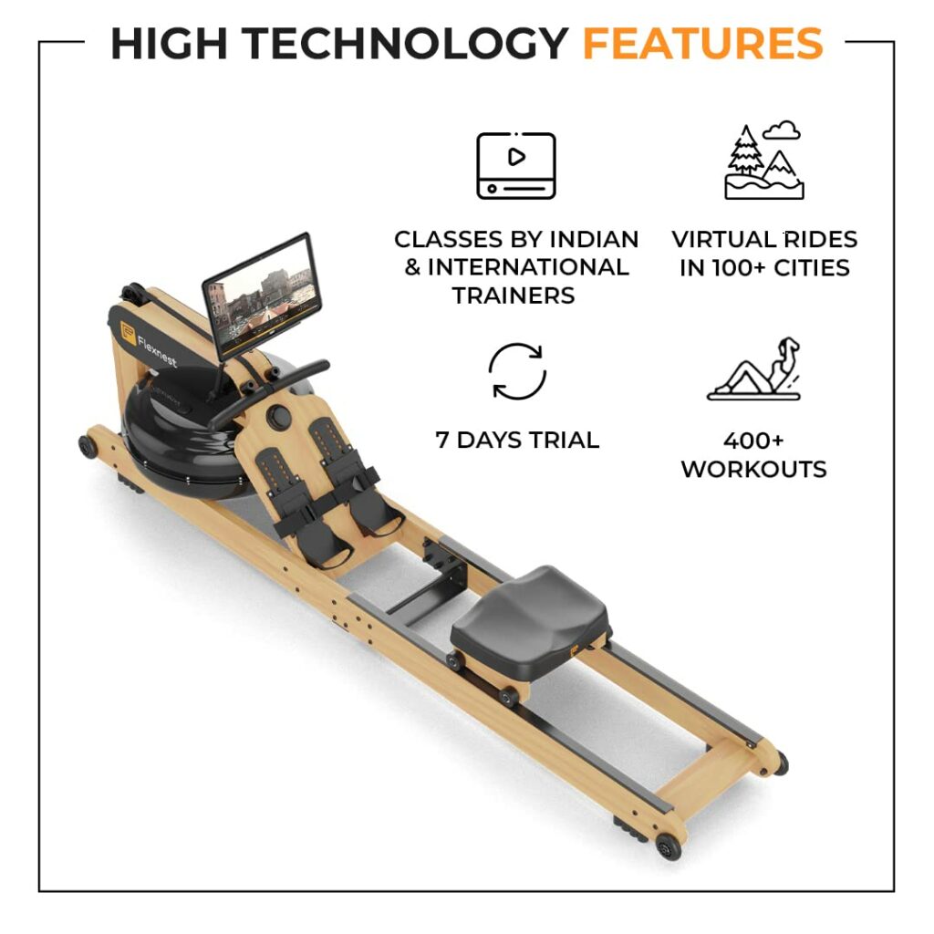 Flexnest Flexrower Plus Smart Imported rower rowing