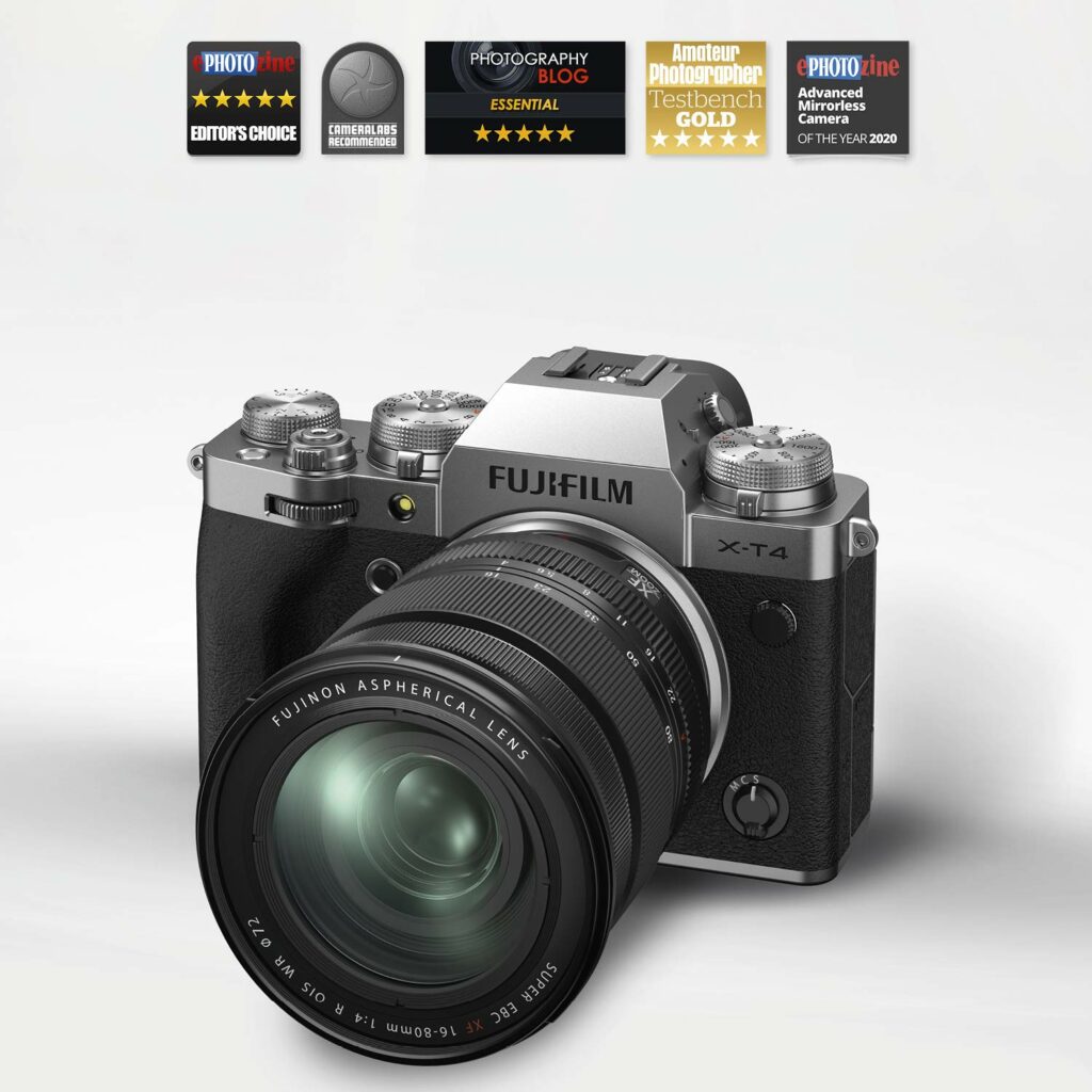 Fujifilm X-T4 26 MP Mirrorless Camera Body with XF16-80mm Lens