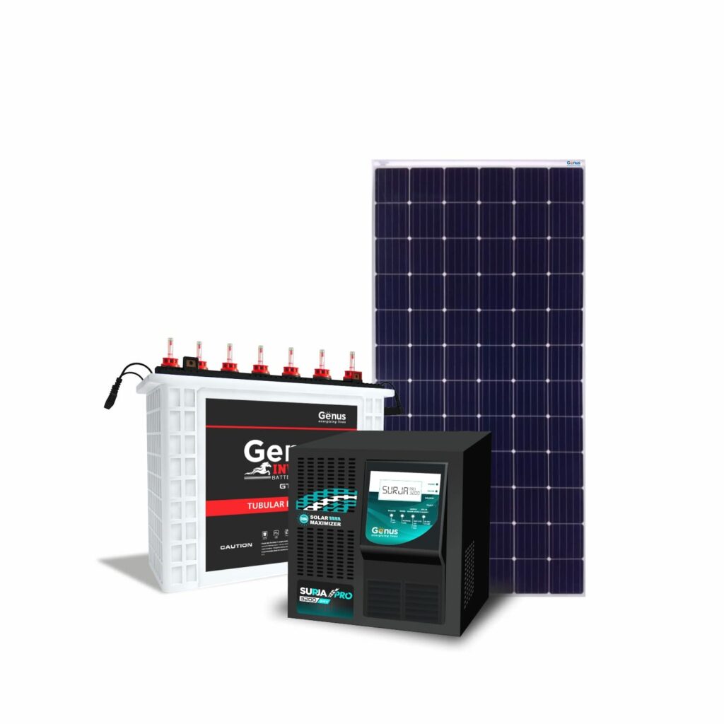 Genus Solar Power Solution Surja Pro 3200 with Tubular Battery