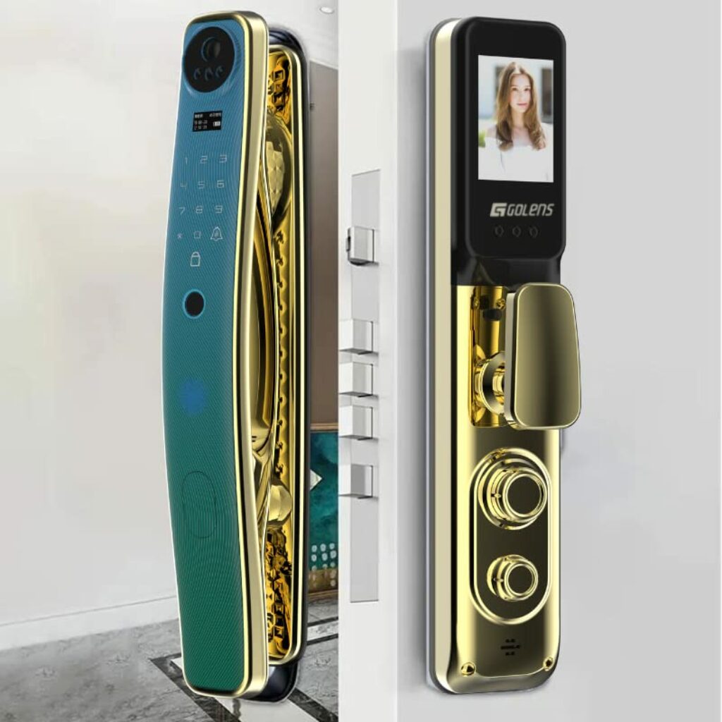 Golens X29 Luxurious Smart Door Lock, with LCD Display, Fingerprint