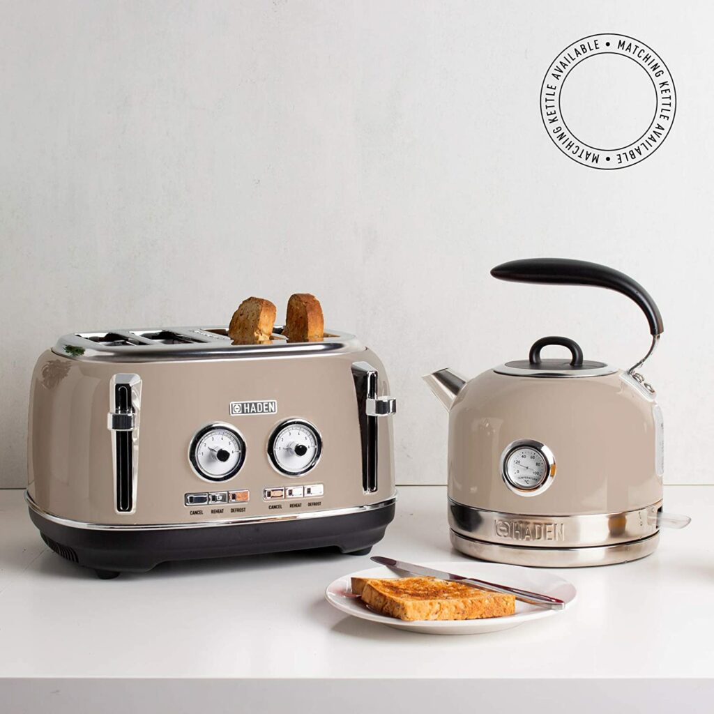 Haden Jersey 4 Slice Toaster with stainless steel