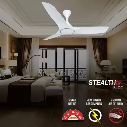 Havells Stealth Air  The most silent BLDC fan with Premium Look and Finish 1200mm BLDC motor and Remote Controlled