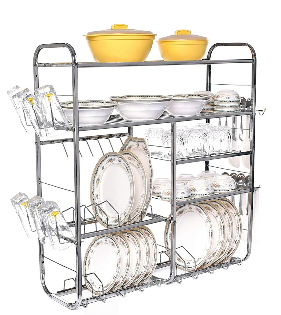 Home Creations 30 X 32 Inch Wall Mount Kitchen Dish Rack
