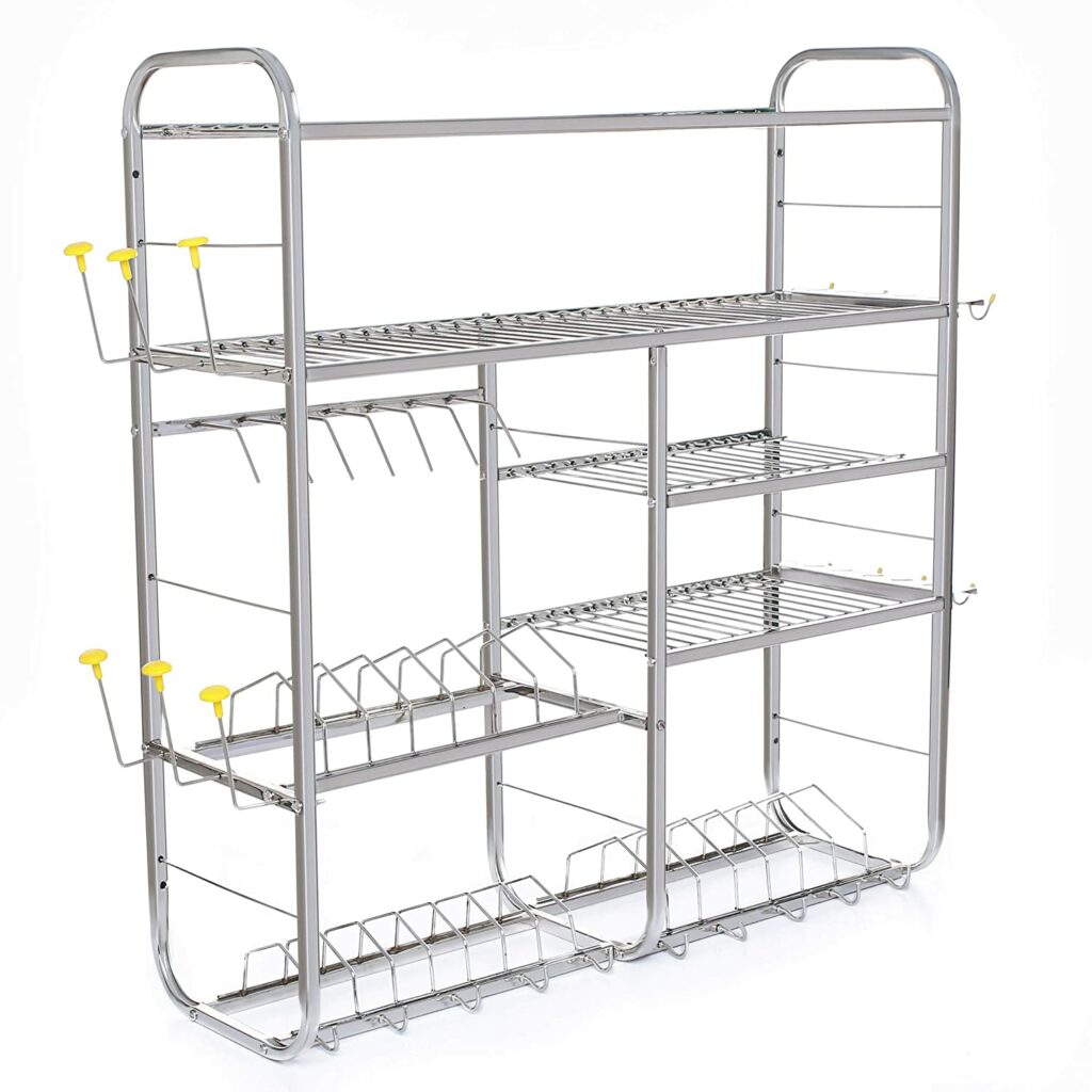 Home Creations 30 X 32 Inch Wall Mount Kitchen Dish Rack for utensils