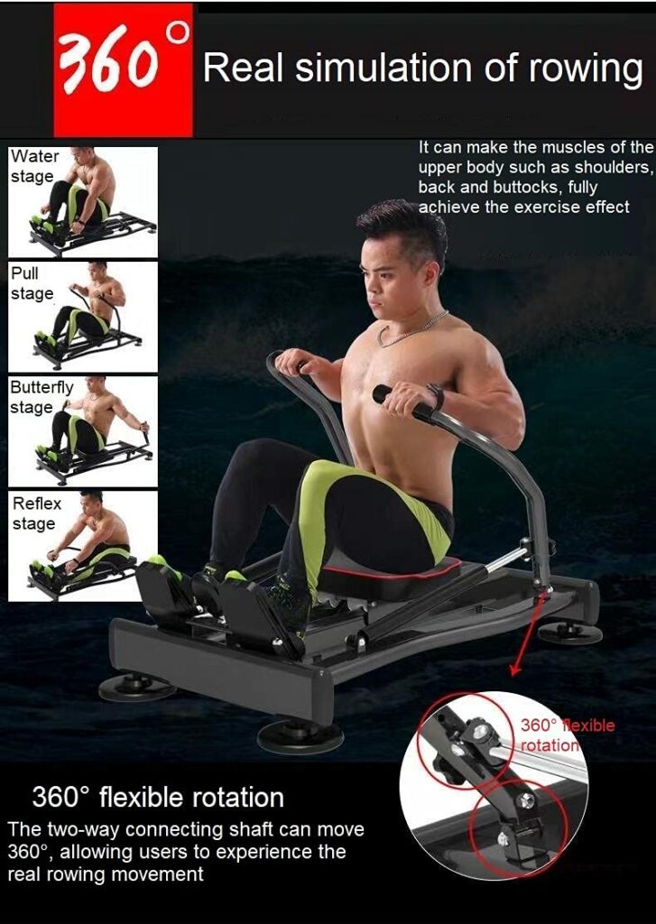 IRIS Fitness Hydraulic Rowing Machine Rower with adjustable resistance