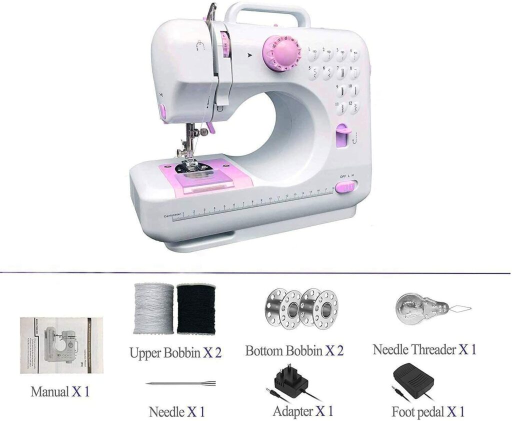 Ibs Sewing Machine Portable Mini Electric Sewing Machine For Beginners
