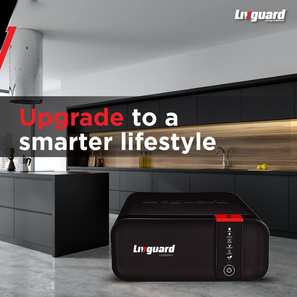 Livguard LGS900PV Pure Sine Wave 800 VA  inverter with 3 Years Warranty