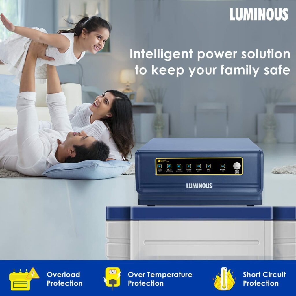 Luminous NXG 1150 Pure Sinewave Solar Inverter with ISOT Technology