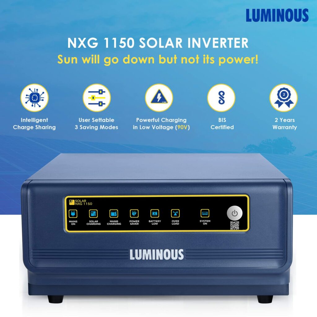 Luminous NXG 1150 Pure Sinewave Solar inverter