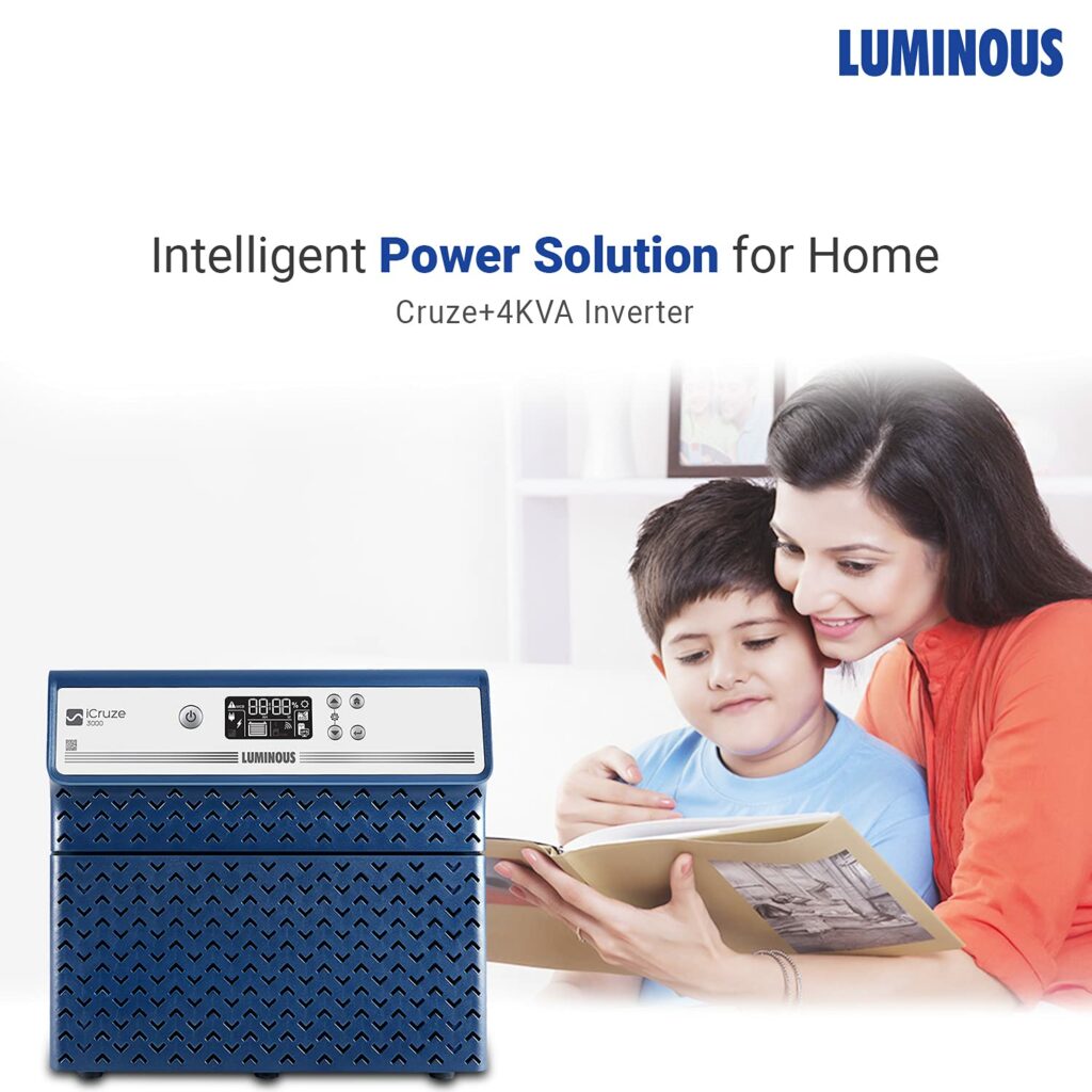 Luminous iCruze 3000+ Pure Sine Wave 2800VA 24V Inverter for Home, Office & Shops