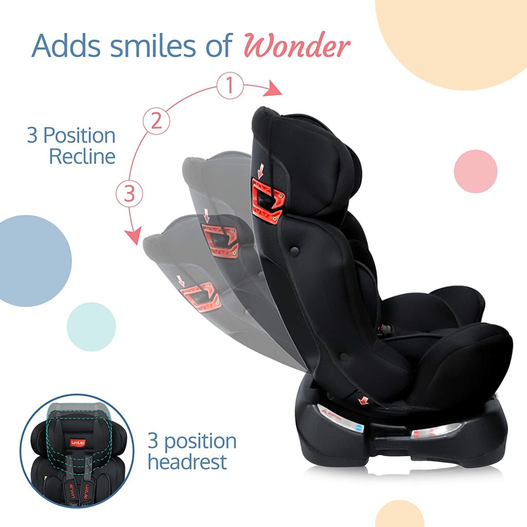 LuvLap Galaxy Convertible Car Seat for Baby & Kids