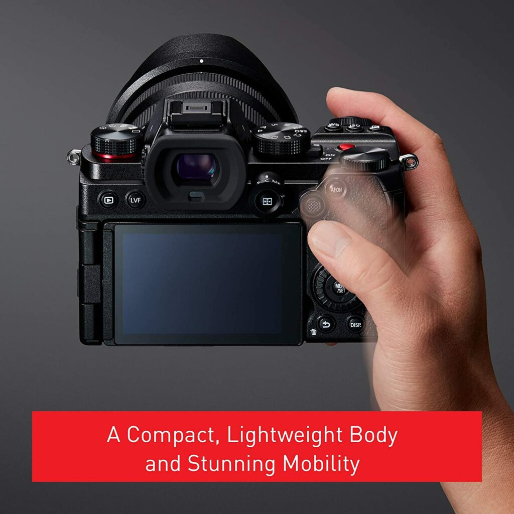 Panasonic Lumix S5 FullFrame Mirrorless Camera with Lumix S 20-60mm Lens, optical zoom