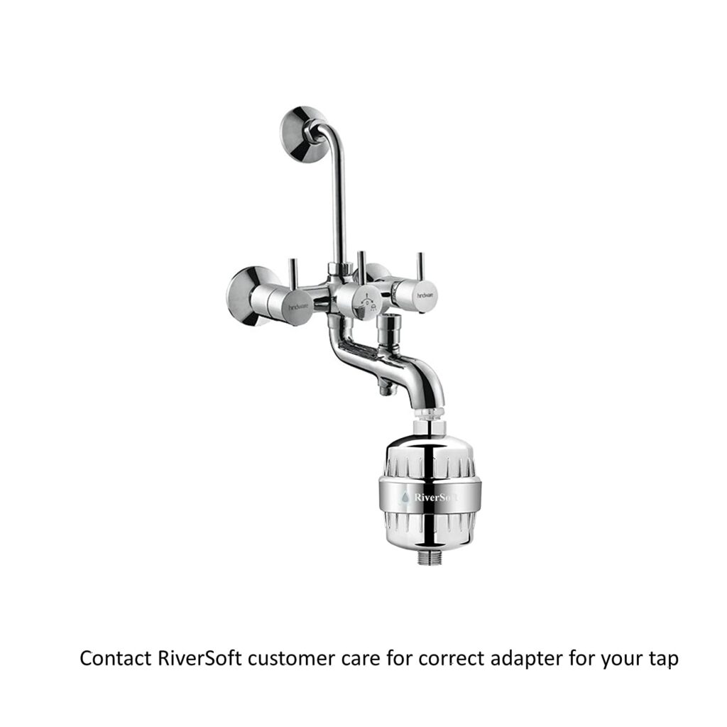 RIVERSOFT SF-15 PRO abs shower and tap filter for hard water with 15 stage