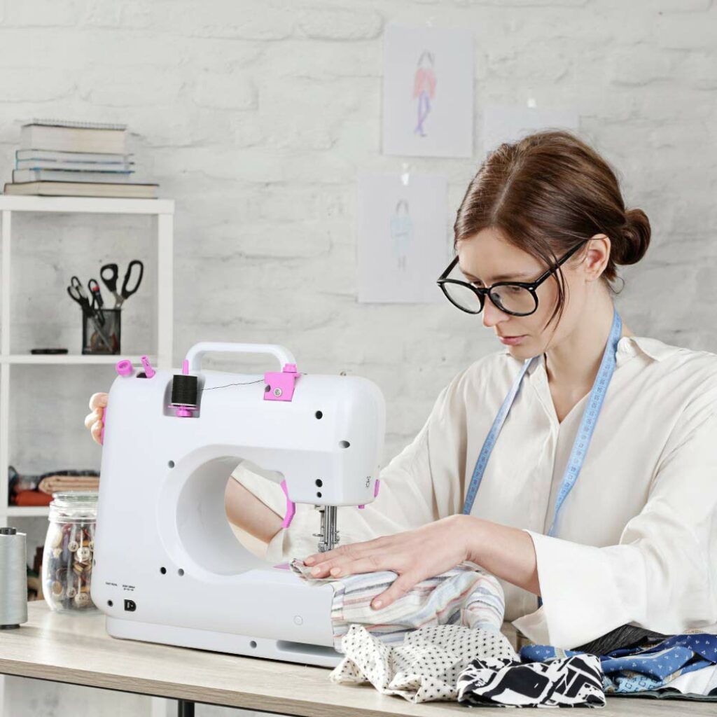 RZChome 12 Stitch Sewing Machine, Portable Household