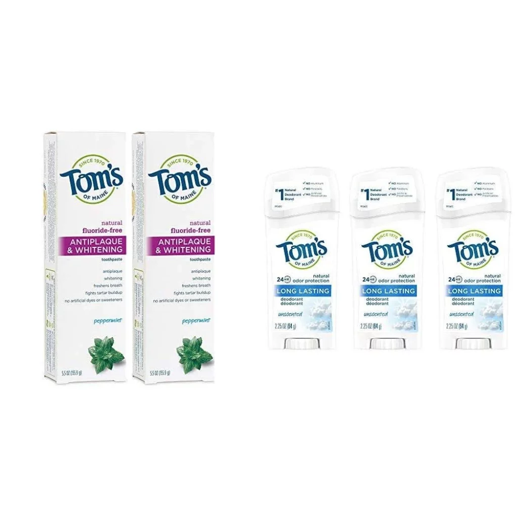 Tom's of Maine Antiplaque & Whitening, Fluoride-Free Natural Toothpaste