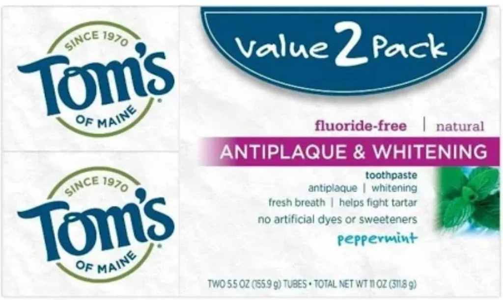 Tom's of Maine Antiplaque & Whitening toothpaste