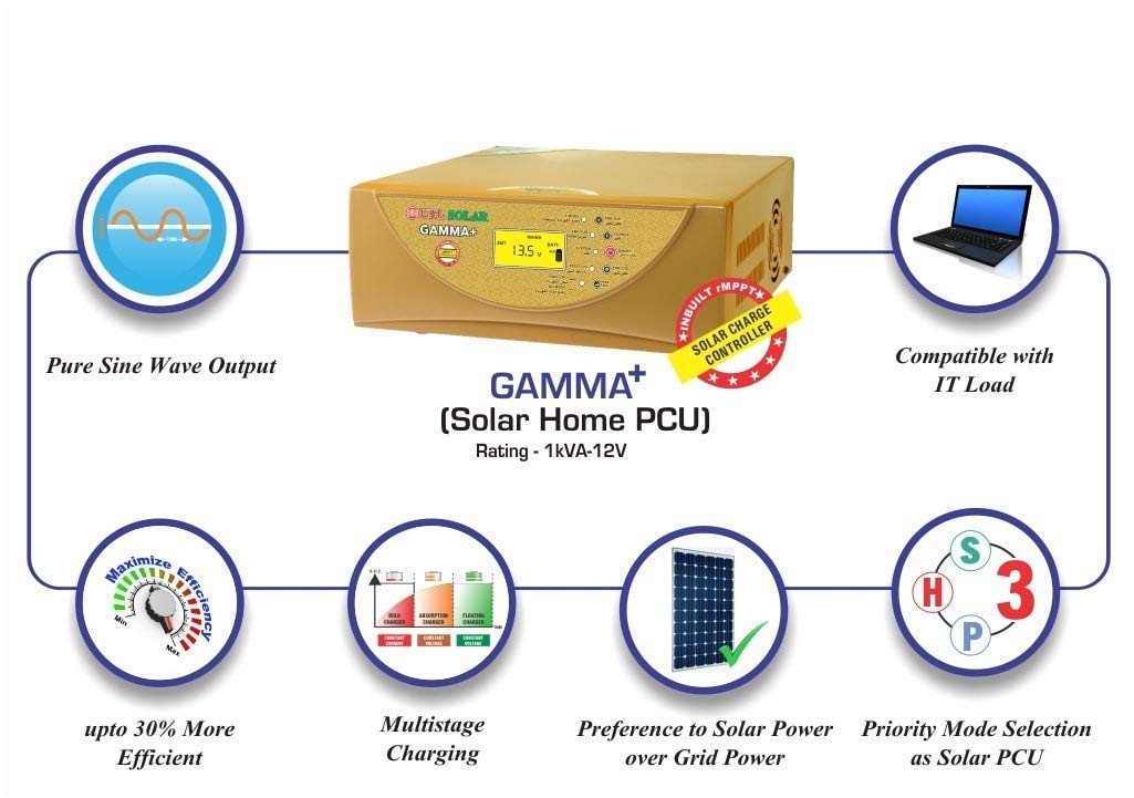 UTL Gamma Plus rMPPT Solar Hybrid Inverter