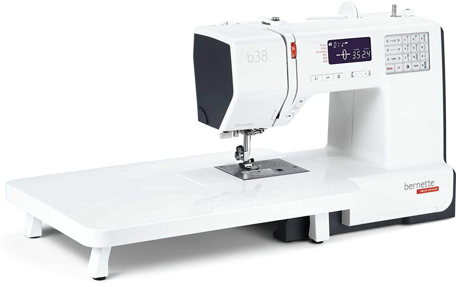 Bernette b38-394 Stitch Designs Computerized Sewing Machine