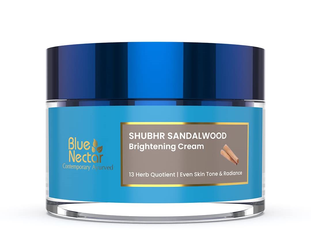 Blue Nectar Ayurvedic Sandalwood Radiance and Skin Brightening Cream