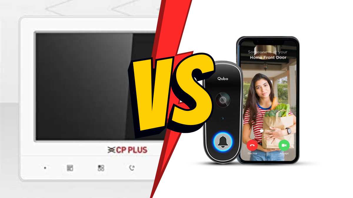 Qubo Smart Wi-Fi Wireless VS CP PLUS’ 7″ Video Door Phones