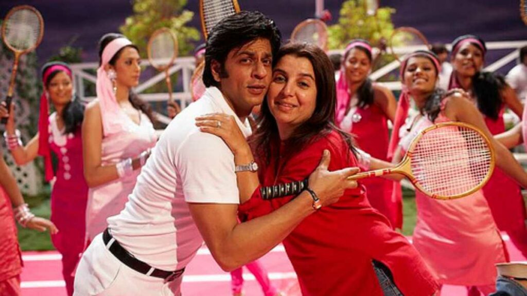 Shahrukh khan dancing with Farah khan in Om Shanti Om movie 