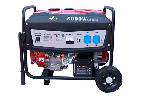XLNT-6500E 5,000-Watt Gasoline (Petrol) Powered Generator with Electric Start