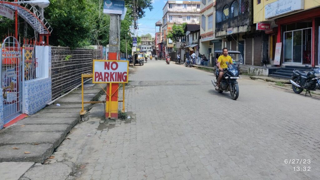 Strike photo of Silchar Shillong Patty area on 27th June 2023