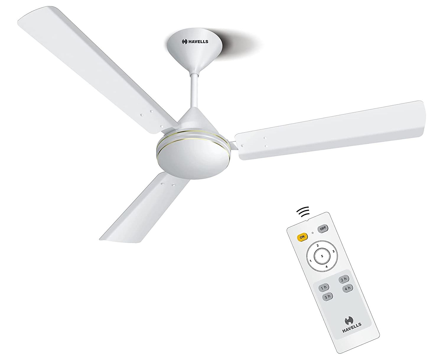 Havells 1200 mm Efficiencia Prime High Speed, BLDC Motor, Energy Efficient with Remote Control Ceiling Fan