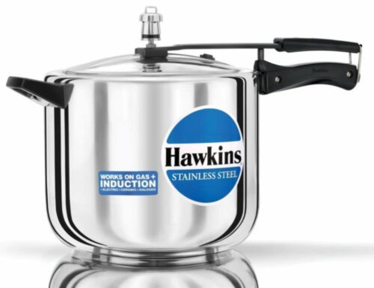 Hawkins Stainless Steel 10L Inner Lid Pressure Cooker Induction Compatible