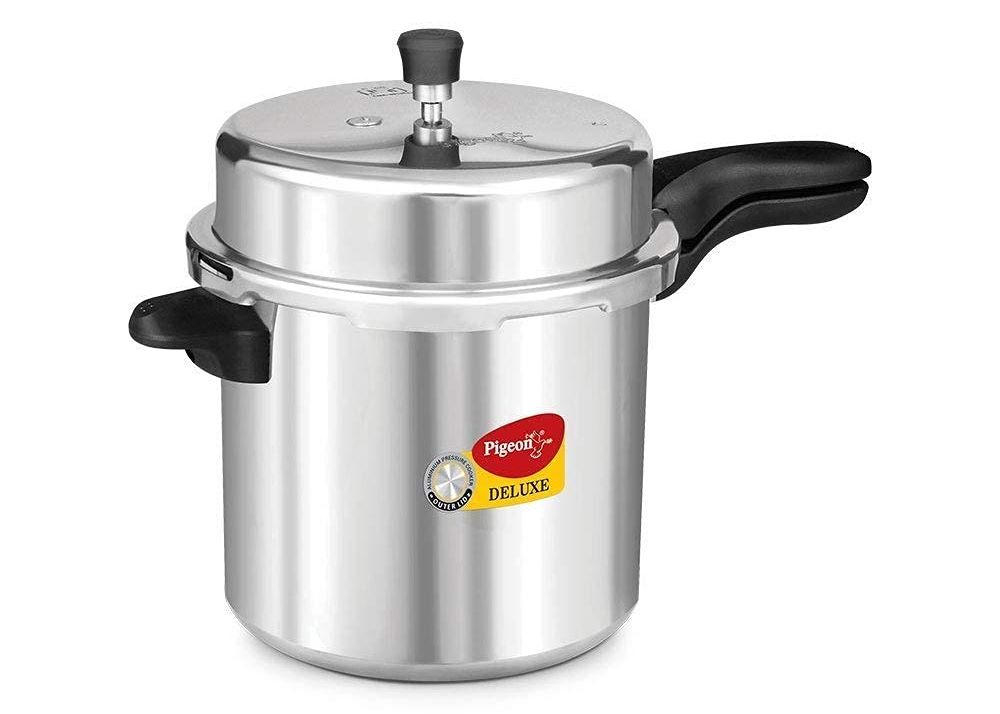 Pigeon by Stovekraft Deluxe Aluminium Outer Lid Pressure Cooker